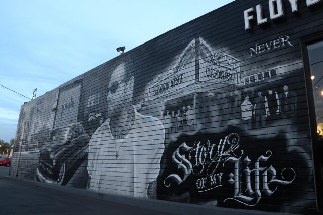 Floyd's 99 Barbershop Mural