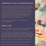 Gallery 2 - Luminous Faces in Water Color