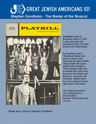 Gallery 3 - Great Jewish Americans 101 - Stephen Sondheim: Master of the Musical