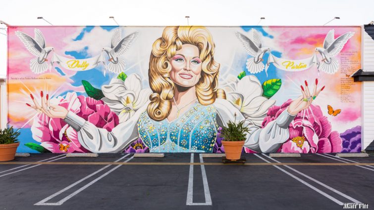 Dolly Parton Mural