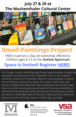 Art Workshop for Students on the Autism Spectrum