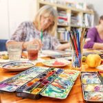East Anaheim Library:  Senior Art with Muck artists