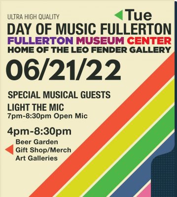 Fullerton:  Day of Music + Light the Mic