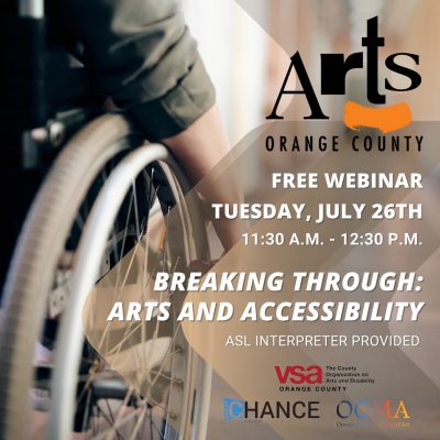 Breaking Through:  Arts and Accessibility