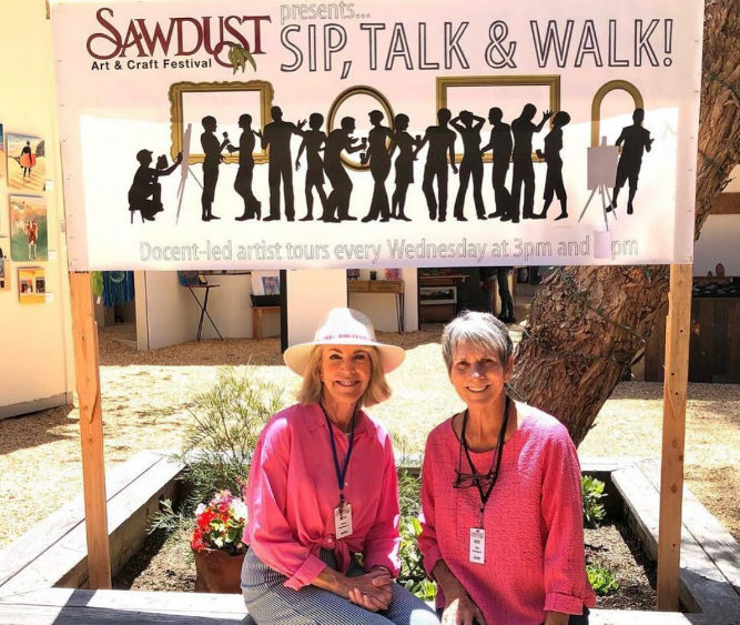 Gallery 2 - Sawdust:  Sip, Talk, and Walk