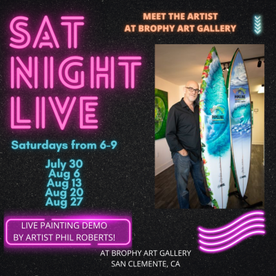 San Clemente:  Saturday Night Live Painting