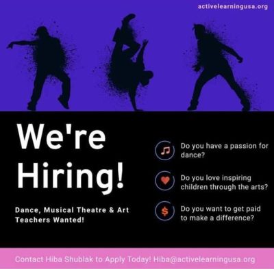 Musical Theatre Arts/Dance Teachers