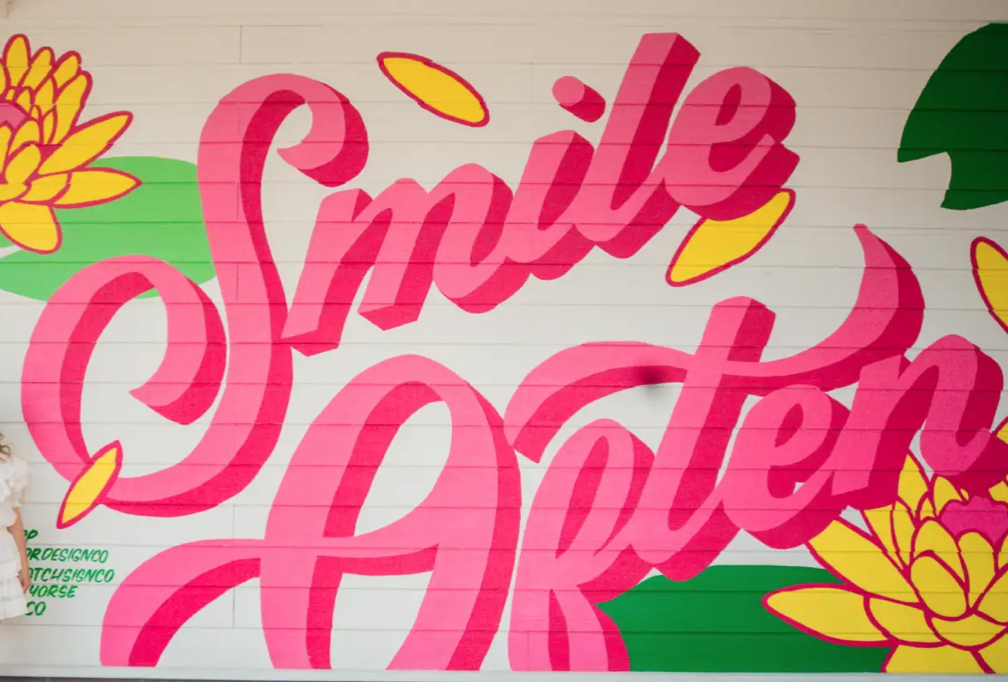 Smile Often Mural