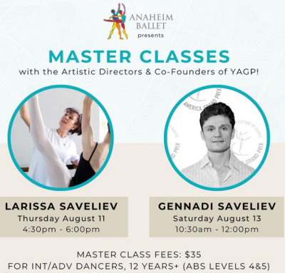 Master Ballet Class with Gennadi Saveliev
