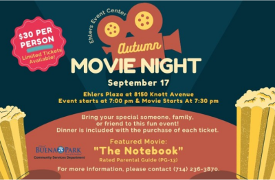 Dinner + Movie - The Notebook