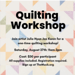 Quilting Workshop at The Muck