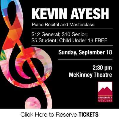 Kevin Ayesh Piano Recital and Masterclass