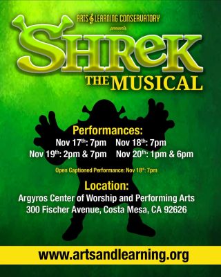 Arts & Learning Conservatory - Shrek The Musical