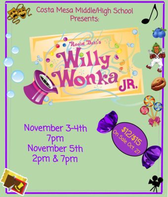 Willy Wonka Jr. presented by Costa Mesa Middle/High School Drama
