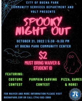 Halloween Teens' Night Out in Buena Park