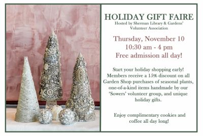 Holiday Gift Faire at Sherman Gardens
