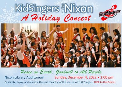 KidSingers Holiday Concert at the Nixon