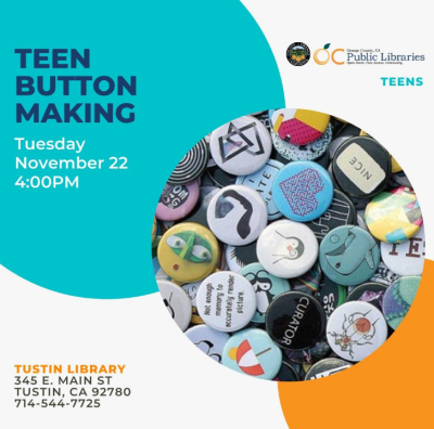 Teen Button Making Class