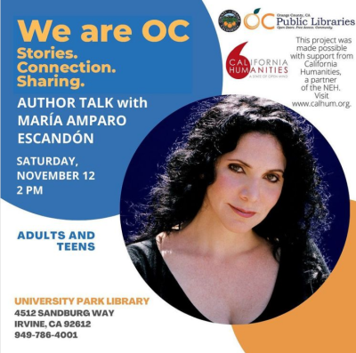 We are OC:  Author, Maria Amparo Escandón