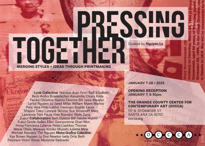 Pressing Together:  Merging Styles & Ideas Through Printmaking