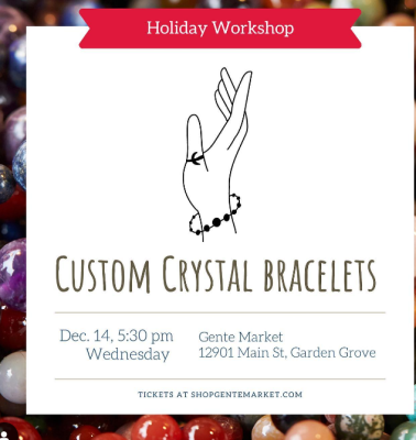 Crystal Bracelet Workshop