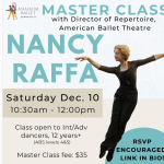 Master Ballet Class with Nancy Raffa