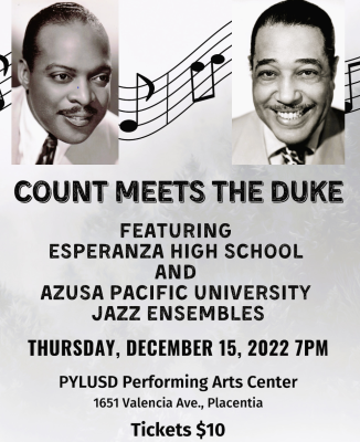 Azusa Pacific & Esperanza Jazz Count Meets The Duke Concert