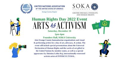 Human Right Day - Art As Activism at Soka