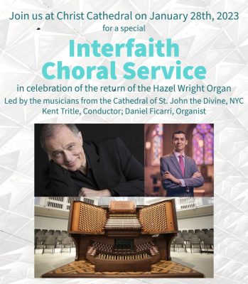 Interfaith Choral Festival & Prayer Services with Kent Tritle & Daniel Ficarri