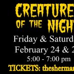 Gallery 1 - Creatures of the Night at Sherman Gardens