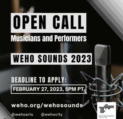 Call for Musicians & Performers