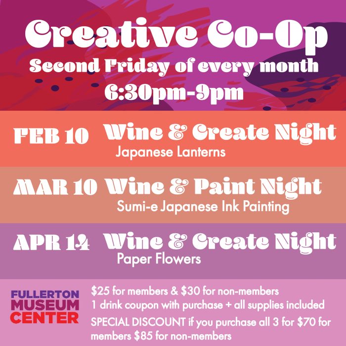 Gallery 1 - Creative Co-op Night at Fullerton Museum Center