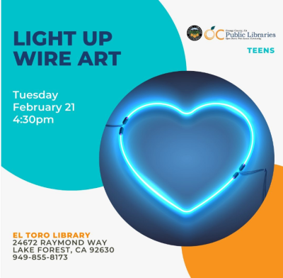 Light Up Wire Art for Teens