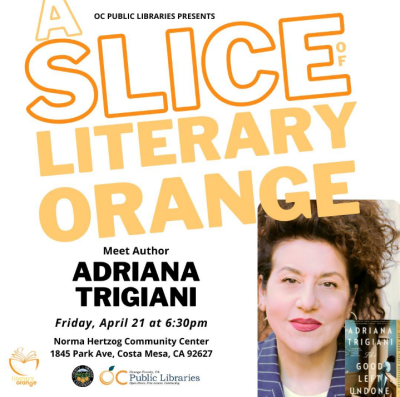 A Slice of Literary Orange:  Adriana Trigiani