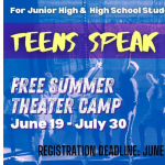 Teens Speak Up Summer Camp