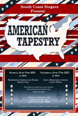 South Coast Singers present "American Tapestry"