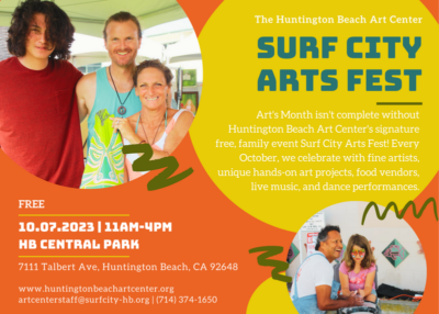 Huntington Beach:  Surf City Arts Fest & Family Day of Art