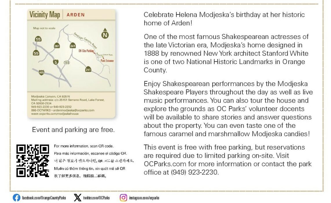 Gallery 1 - Arden House:  Celebrate Helena Modjeska's Birthday