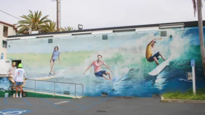 International Surfing Museum Mural