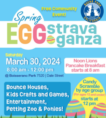 Buena Park:  Spring Eggstravaganza