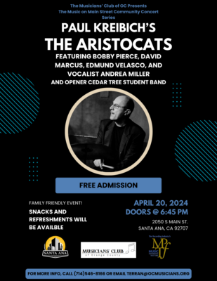 Music on Main Street Community Concert Series: Paul Kreibich's The Aristocats
