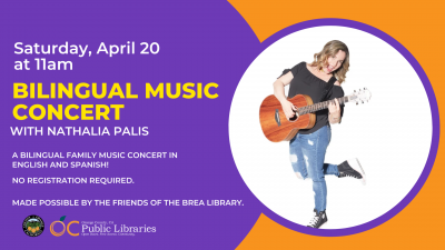 Brea:  Bilingual Music Concert with Nathalia Palis