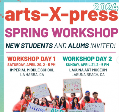 La Habra:  arts-X-press Spring Workshop