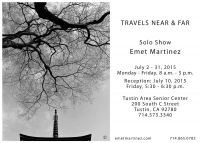Travels Near and Far - Solo Show - Emet Martinez